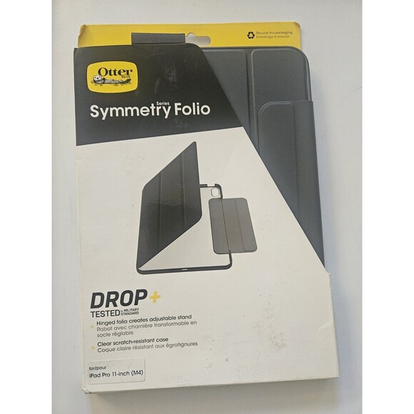 OtterBox Symmetry Folio Case For iPad Air (M2 and 5th/4th Gen) 11" - Gray - Picture 1 of 6